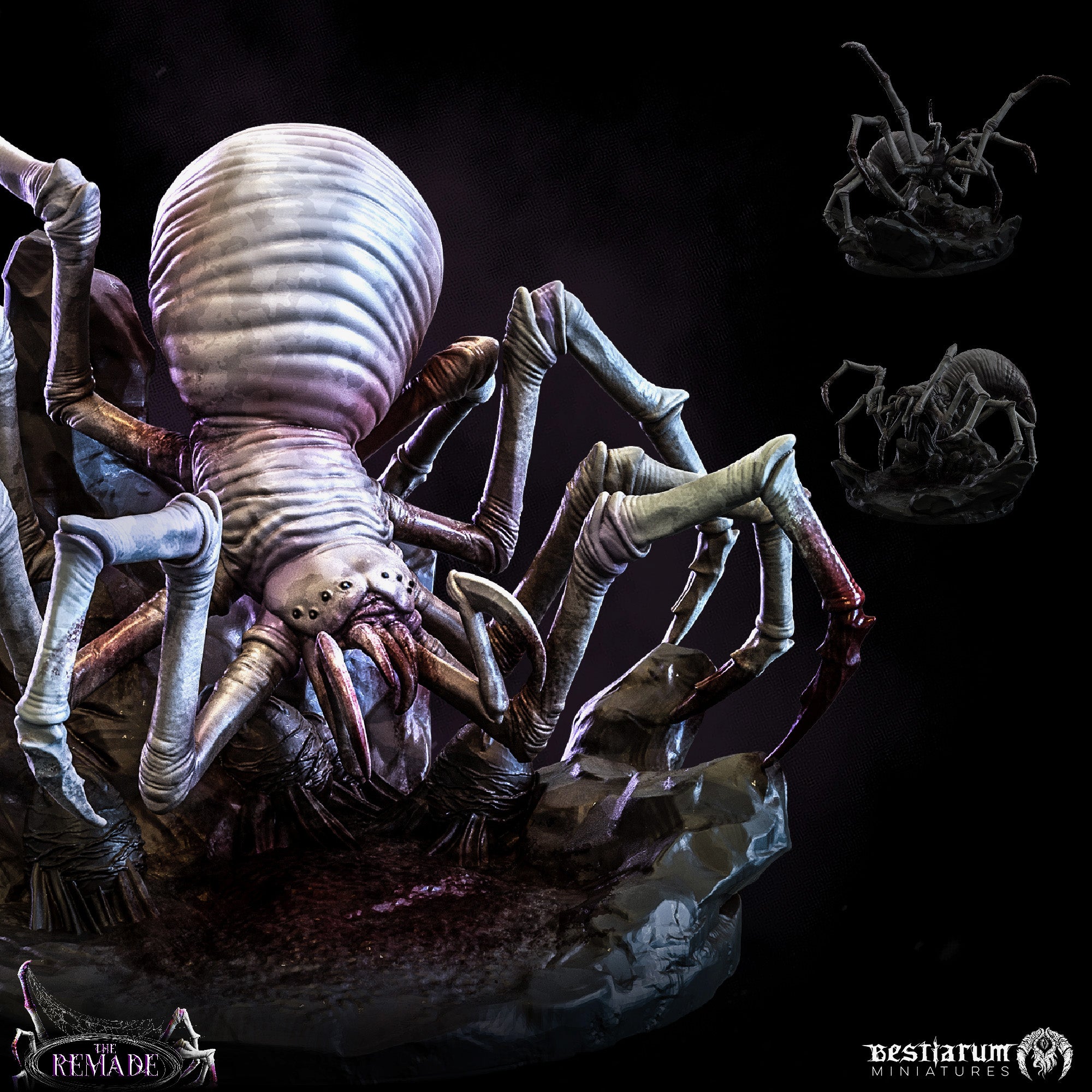 Cave Spiders | The Remade | Bestiarum | Miniatures D&D Wargaming DnD