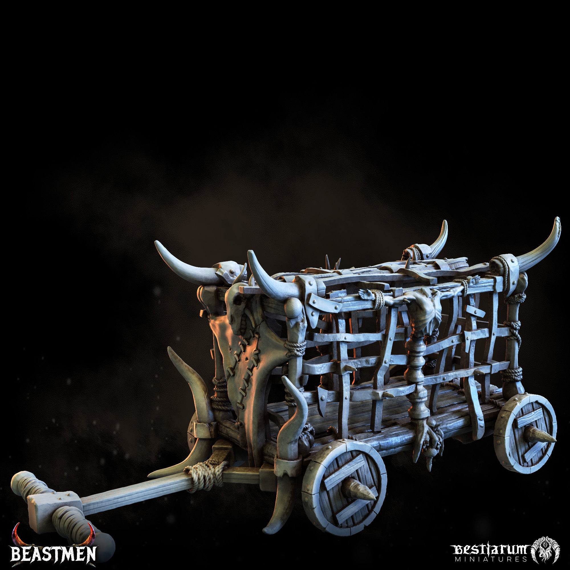 Capra Prison Wagon | Beastmen | Bestiarum | Miniatures D&D Wargaming DnD