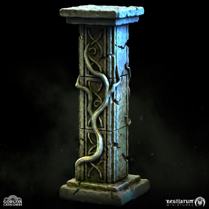 Church pillar | Gorgon Catacombs | Bestiarum | Miniatures D&amp;D Wargaming DnD