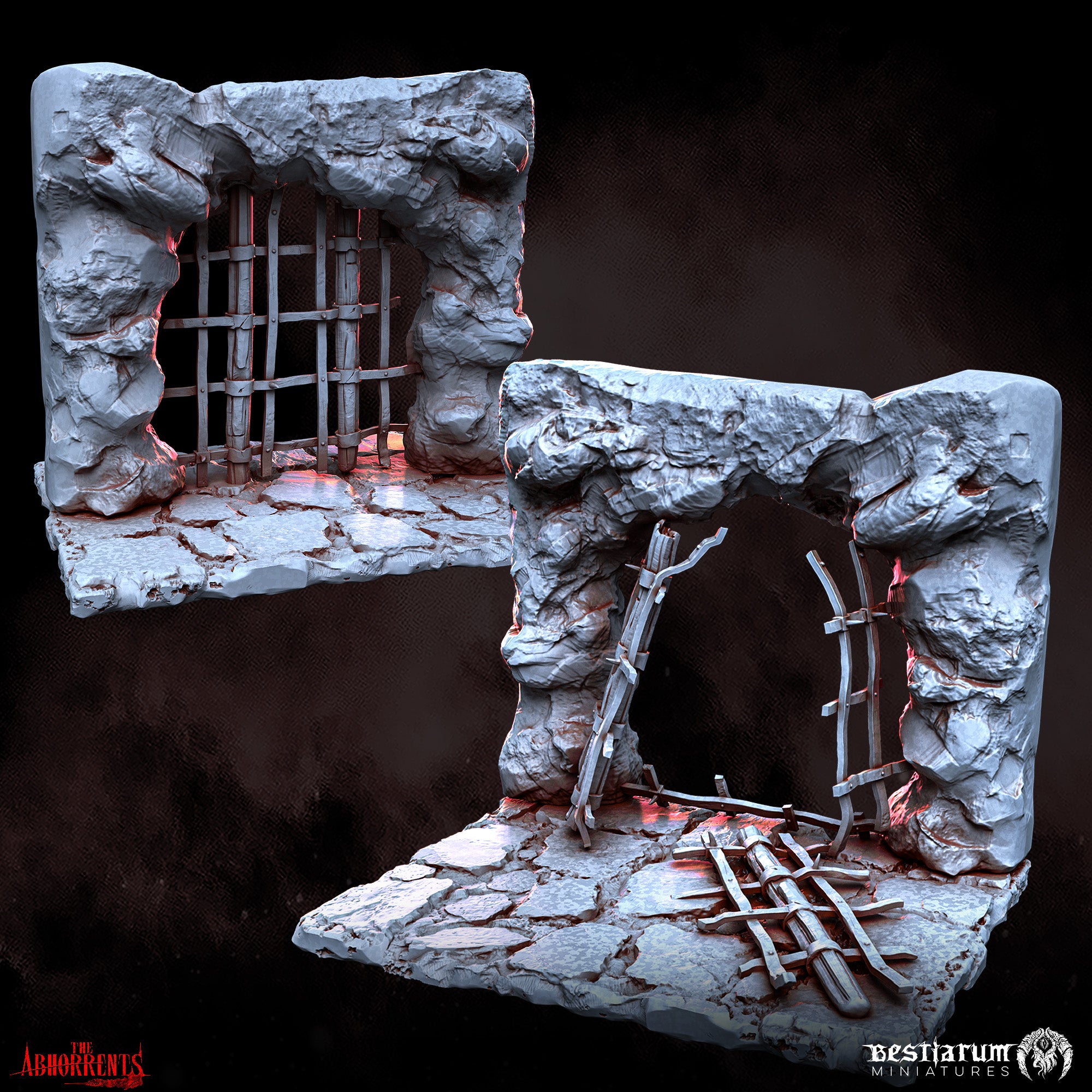 Prison Cells | The Abhorrents | Bestiarum | Miniatures D&D Wargaming DnD