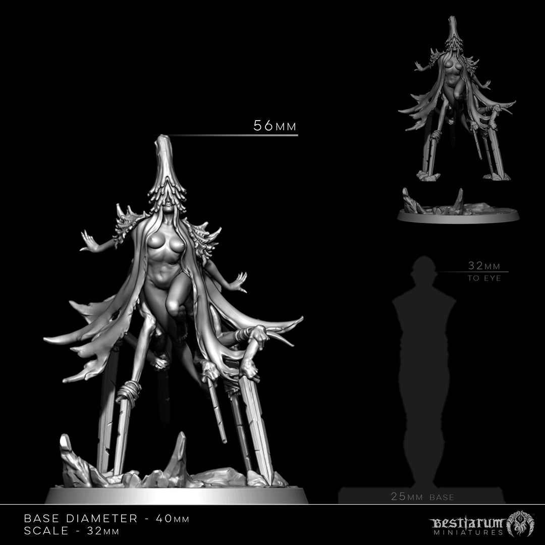 Dark Elf Cabalists | STL  | The Remade