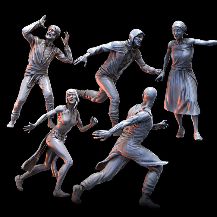 Terrified Peasants | STL | Tormentor Cults