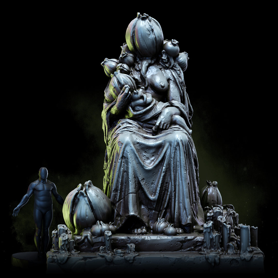 Infested Statue of the Sainted Mother | Church of the Acarid