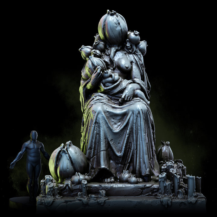 Infested Statue of the Sainted Mother | Church of the Acarid