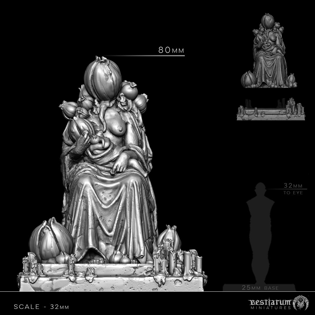 Infested Statue of the Sainted Mother | Church of the Acarid