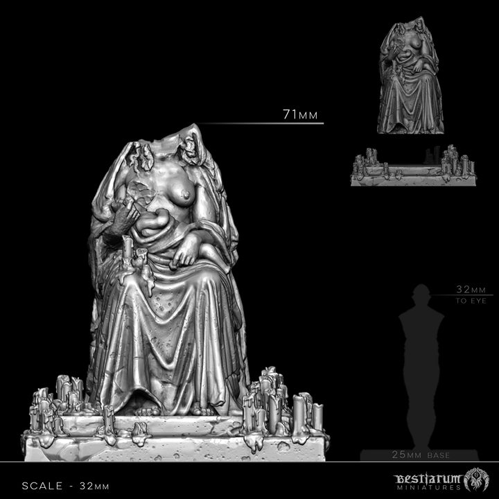 Statue of the Sainted Mother | Church of the Acarid