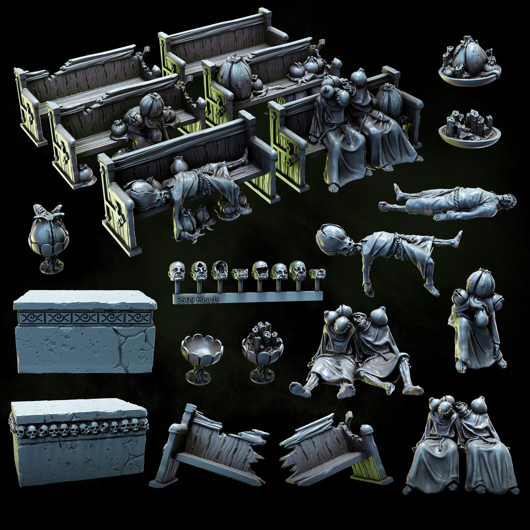 Infested Chapel Ornaments | Church of the Acarid