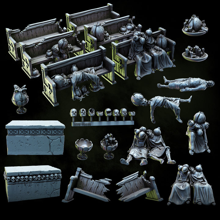 Infested Chapel Ornaments | Church of the Acarid