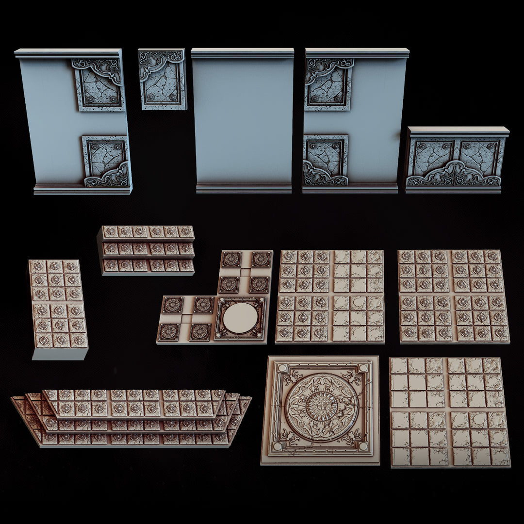 Palace of Pleasure - Terrain Set | STL | Balazar&