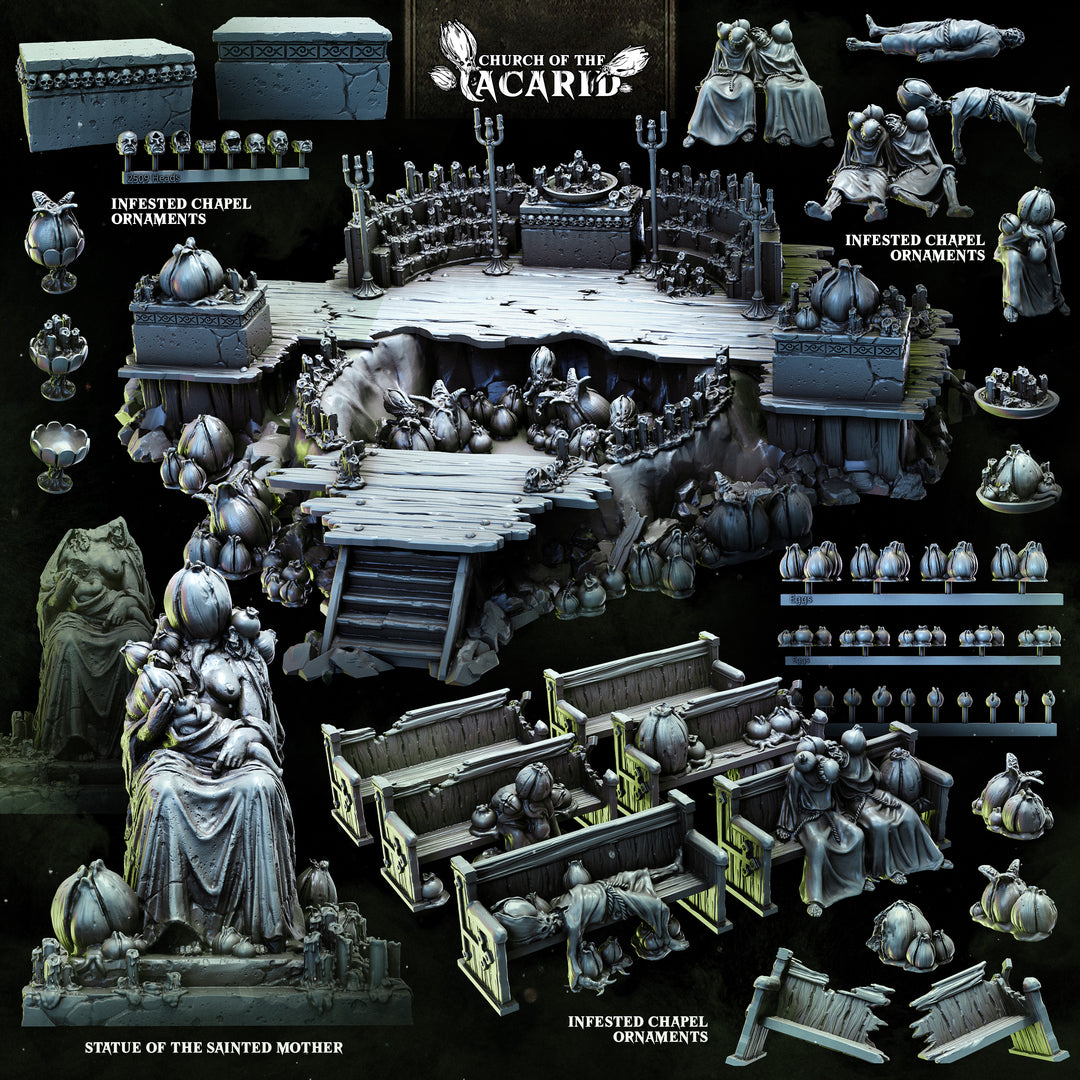 Church of the Acarid: Terrain | STL Collection