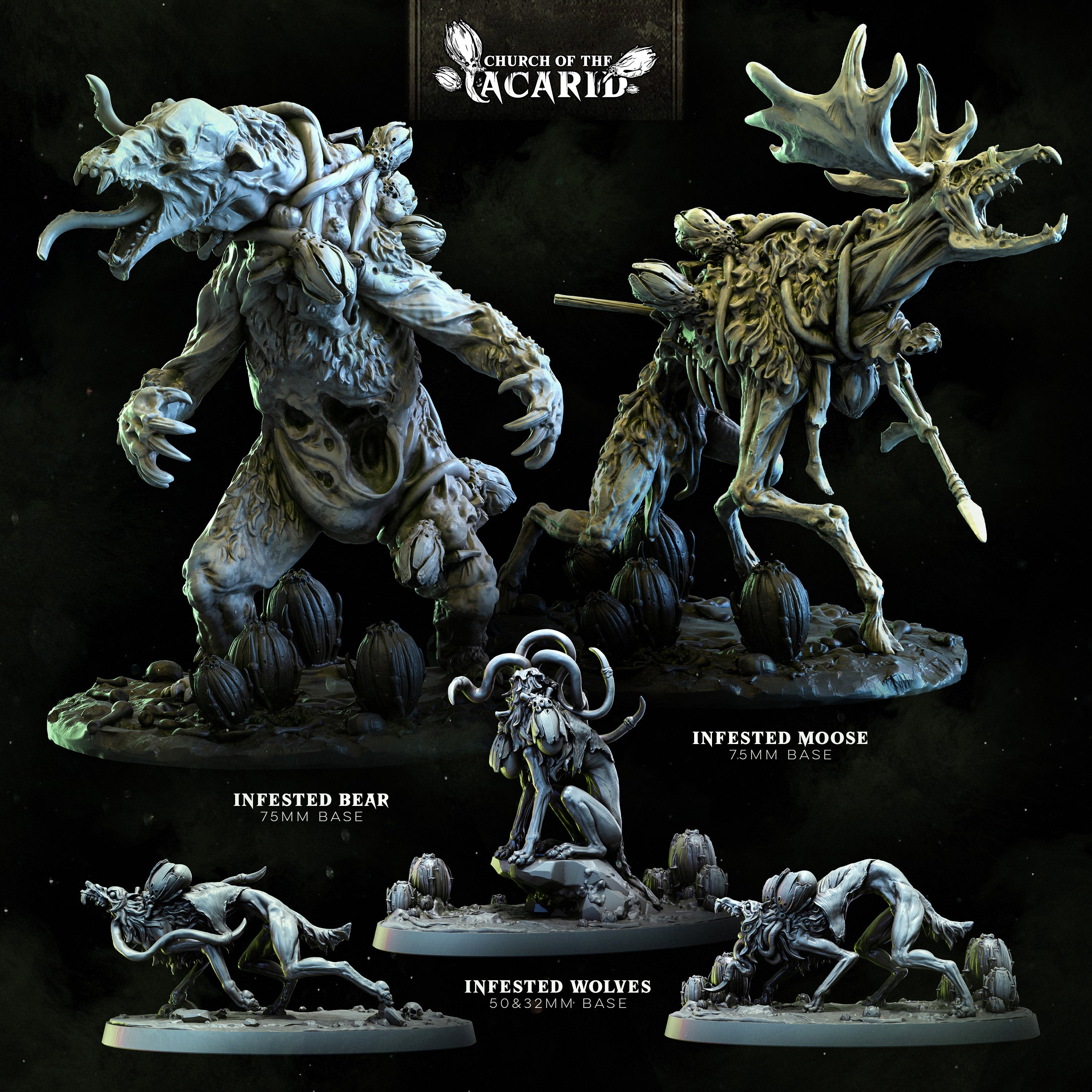Infested Beasts | STL Collection – Bestiarum Games
