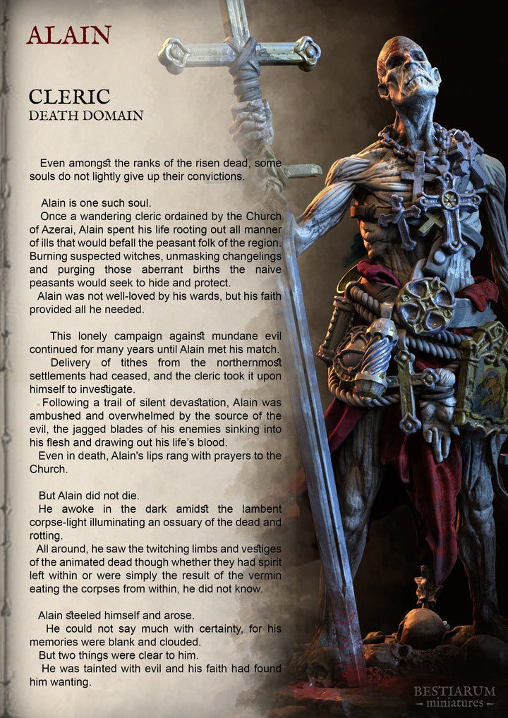 Alain | Lone Hero | Bestiarum | Miniatures | D&amp;D | Wargaming | DnD