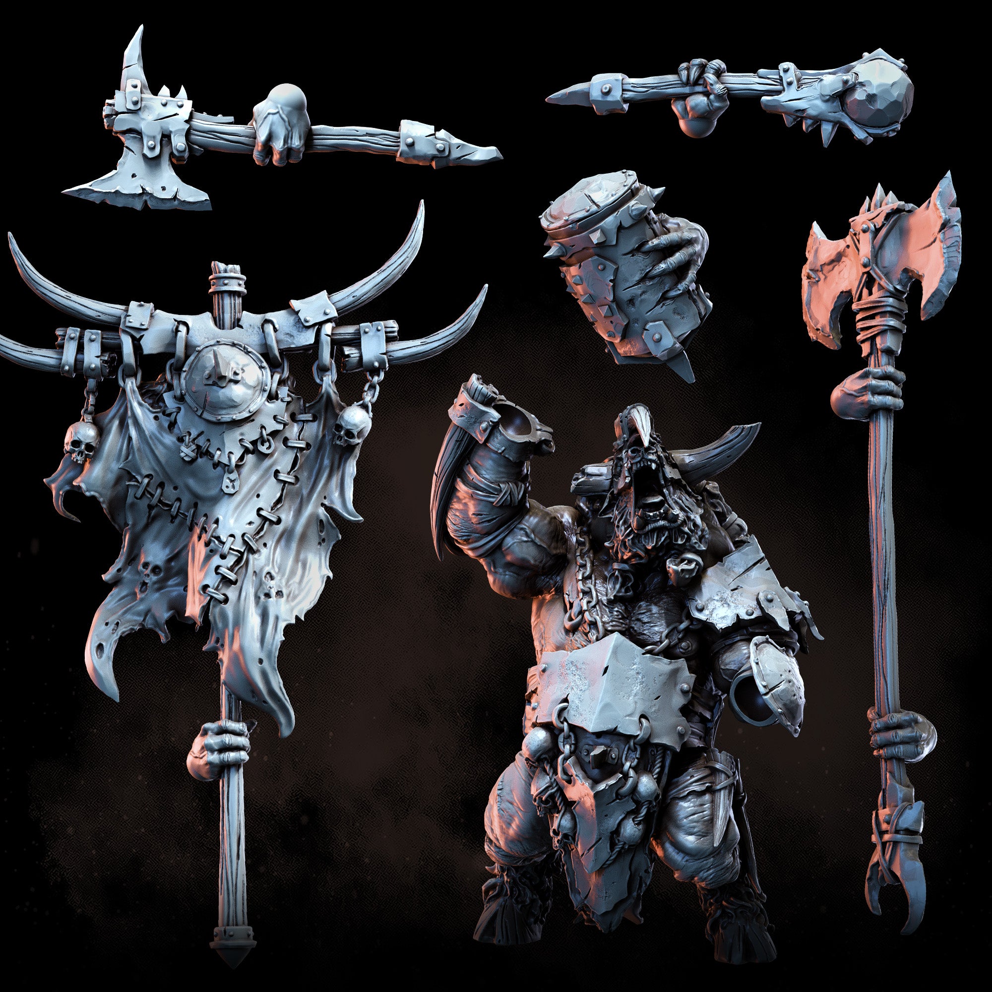 Aurox Warriors | STL | Beastmen