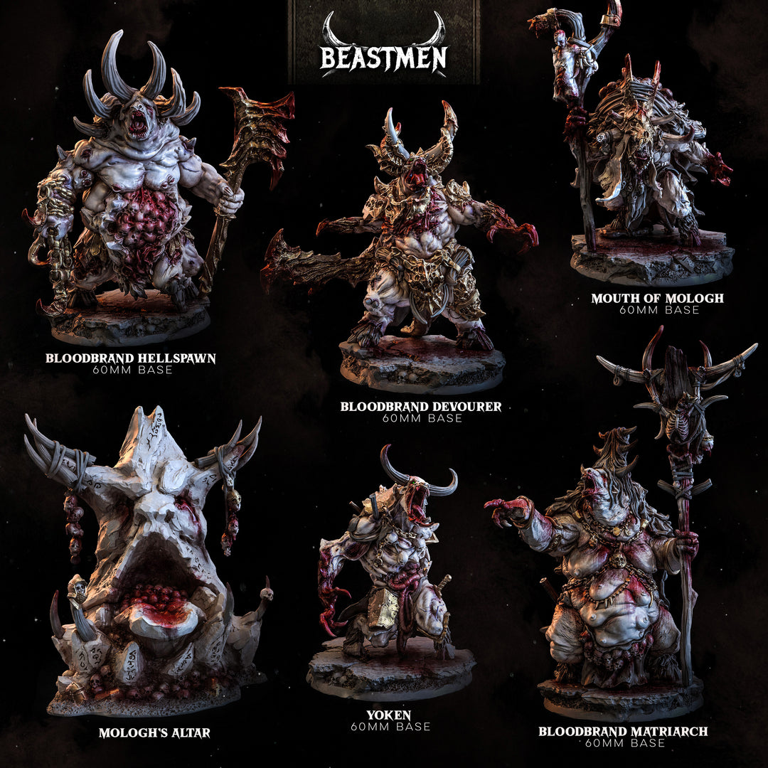 Bloodfevered Minotaurs | STL Collection
