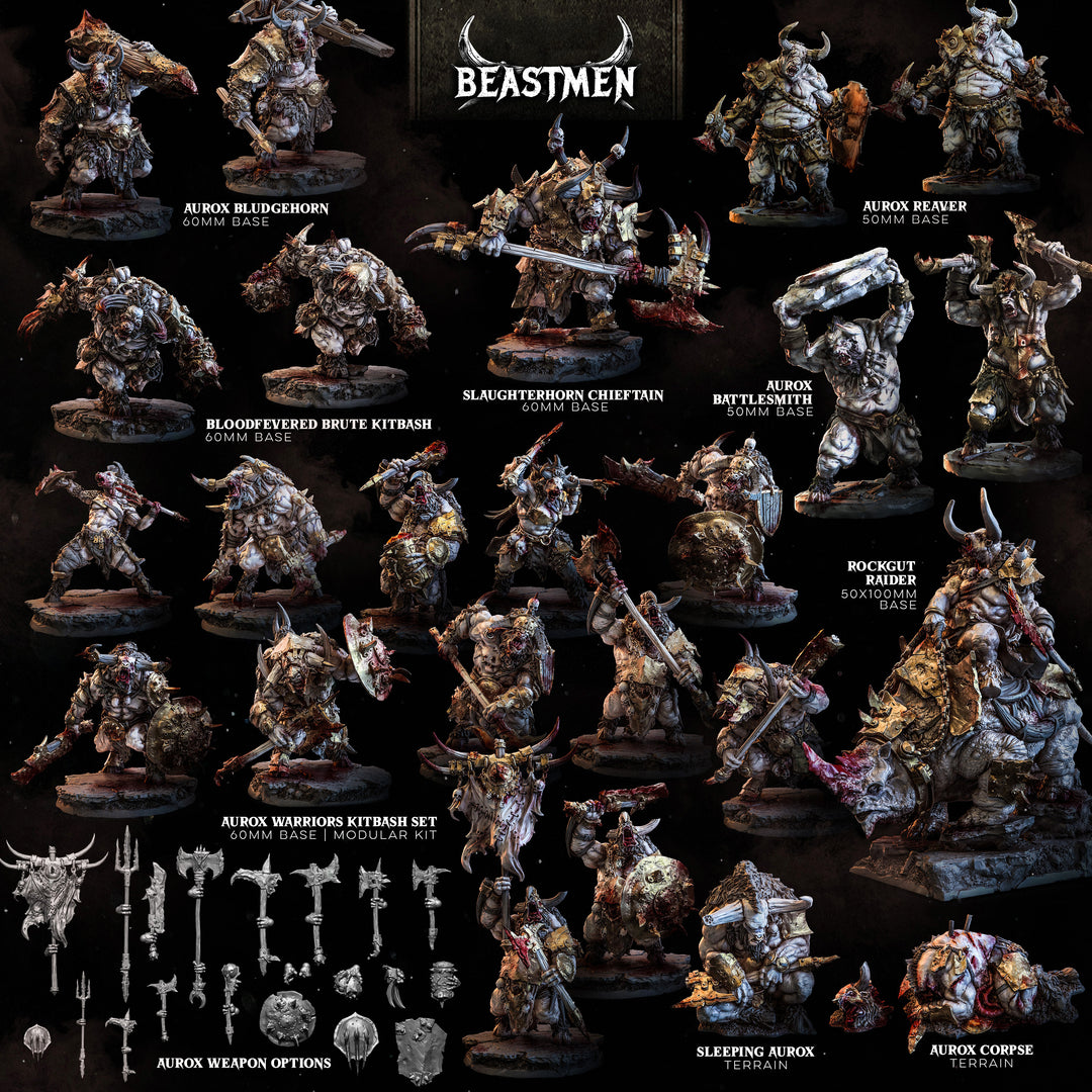 Minotaur War Herd | STL Collection