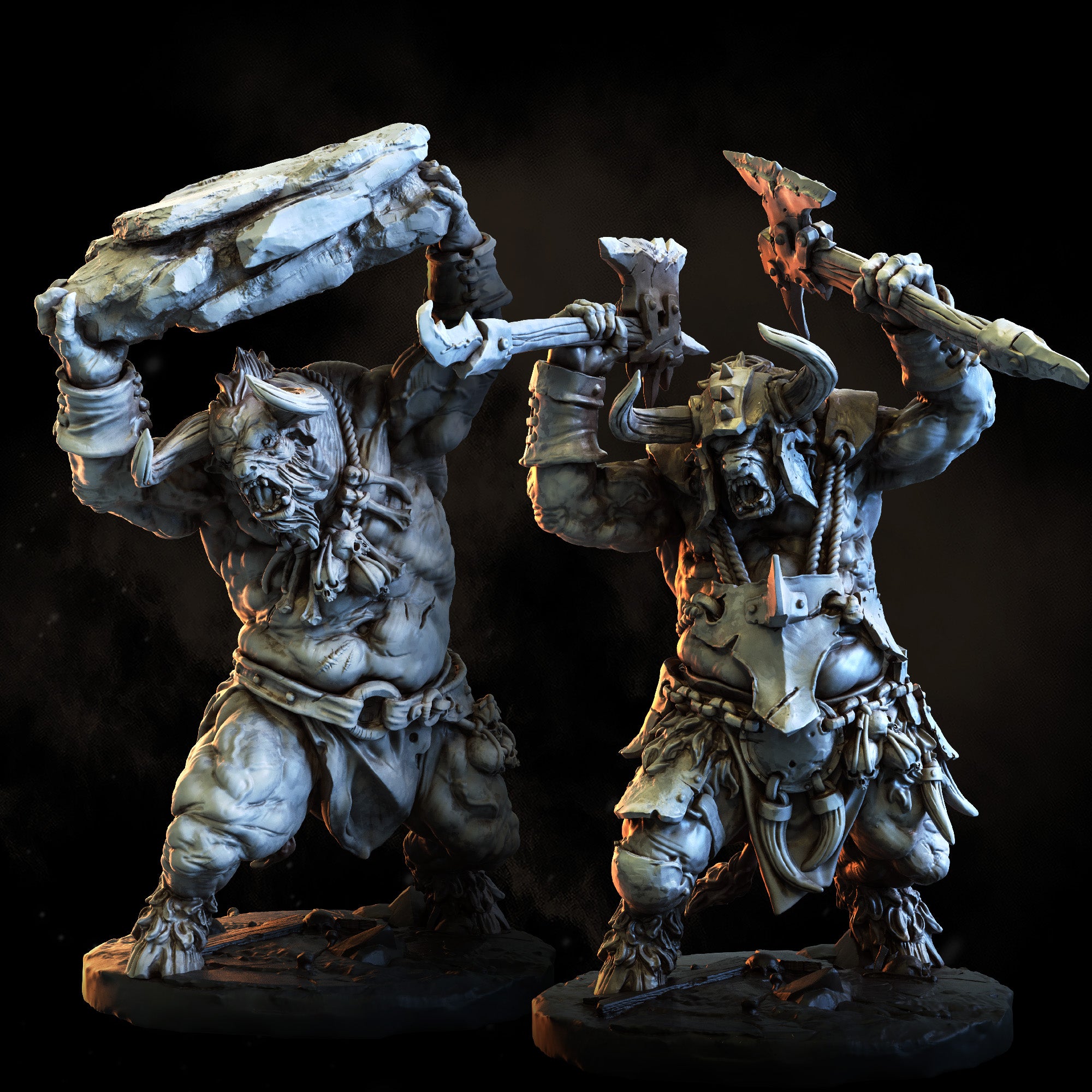 Minotaur War Herd | STL Collection – Bestiarum Games