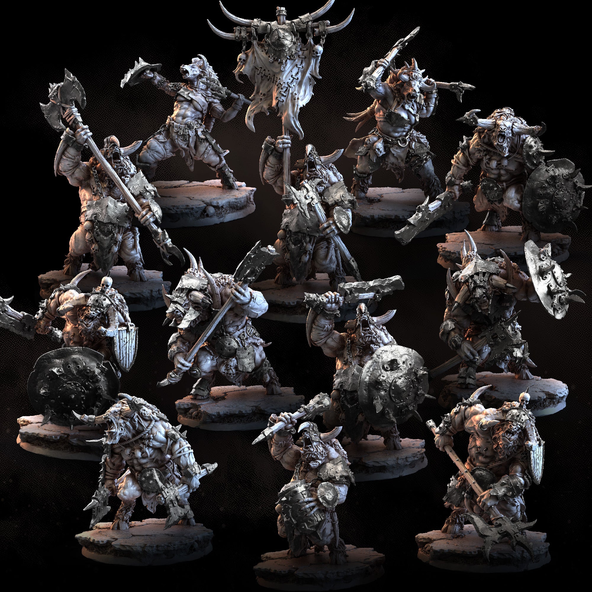Aurox Warriors | STL | Beastmen