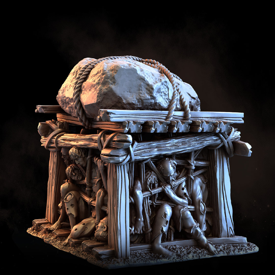 Caged Prisoners | STL | Beastmen