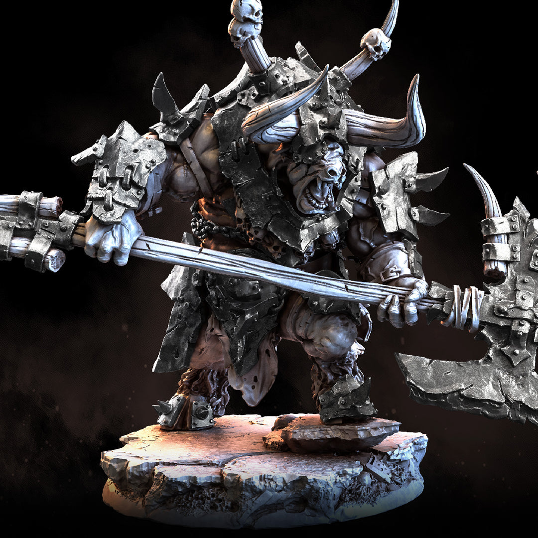 Slaughterhorn Chieftain | STL | Beastmen