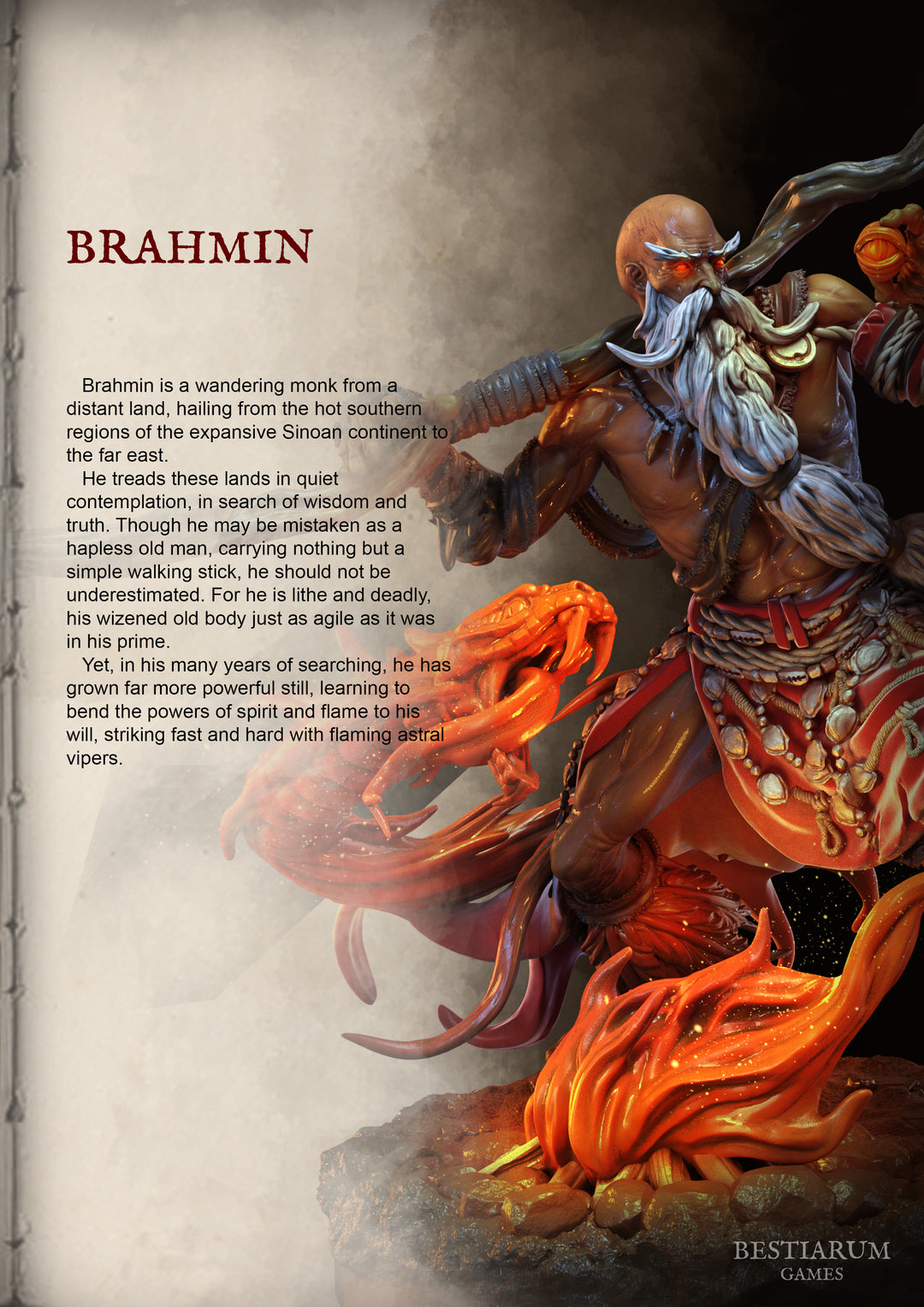 Brahmin the Monk | Penitent Hero | Bestiarum | Miniatures | D&amp;D | Wargaming | DnD