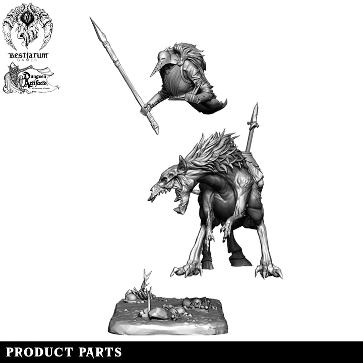 Wolfsguard Cavalry | Calden Keep | Bestiarum | Miniatures D&amp;D Wargaming DnD