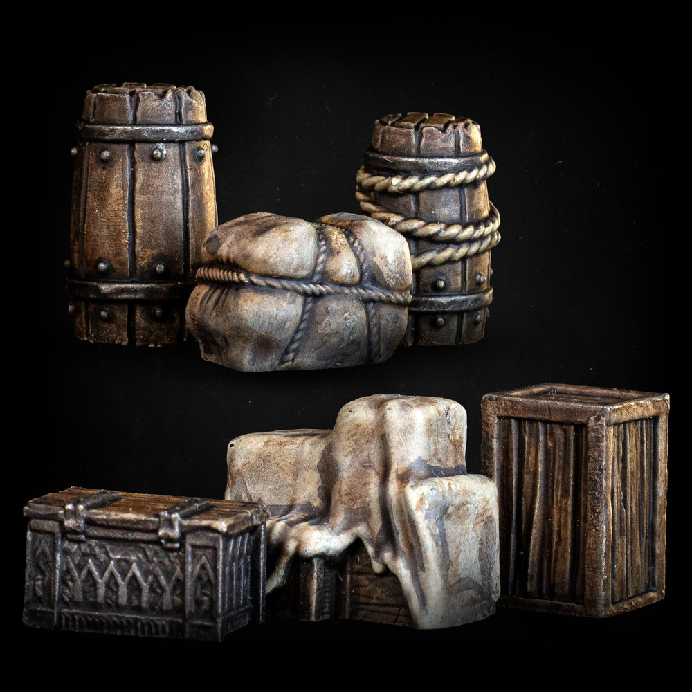 Sacks and Crates | STL | Unaligned