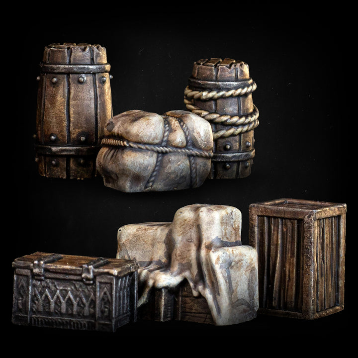 Sacks and Crates | STL | Unaligned