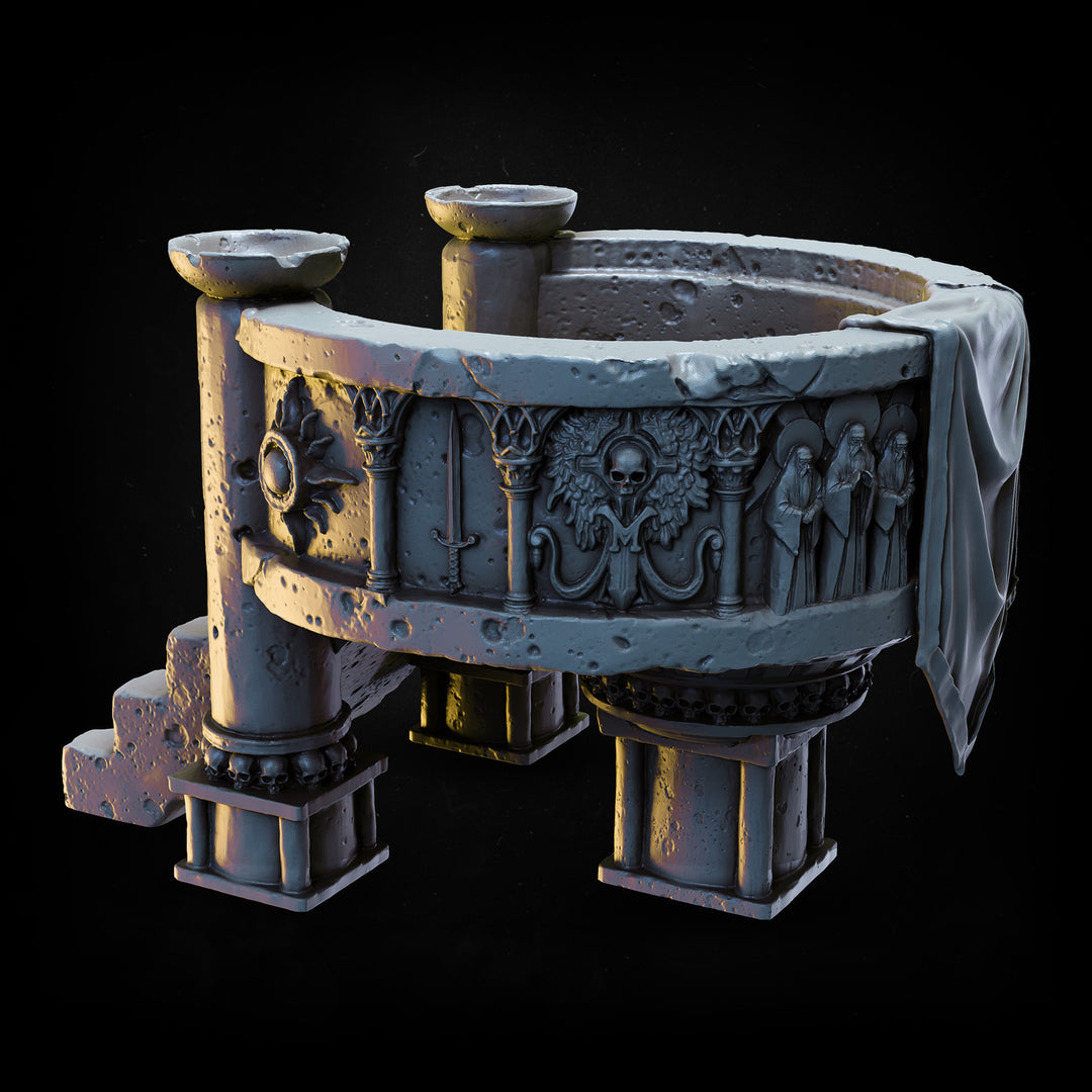 Church Pulpit | STL | Church of Azerai