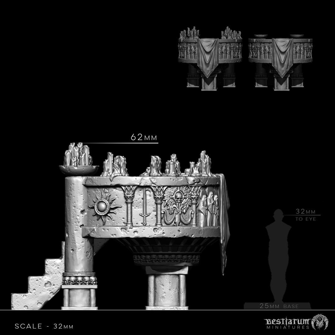 Church Pulpit | STL | Church of Azerai