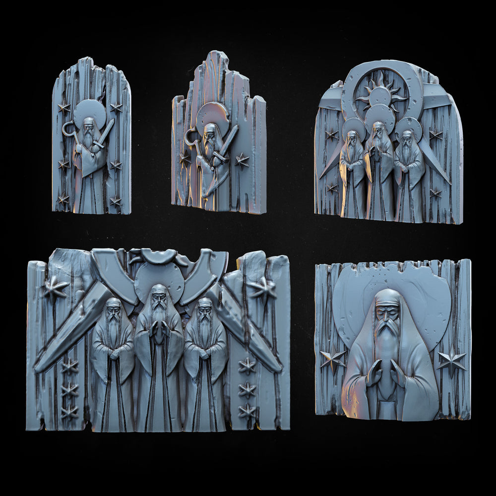 Church Reliefs | STL | Church of Azerai