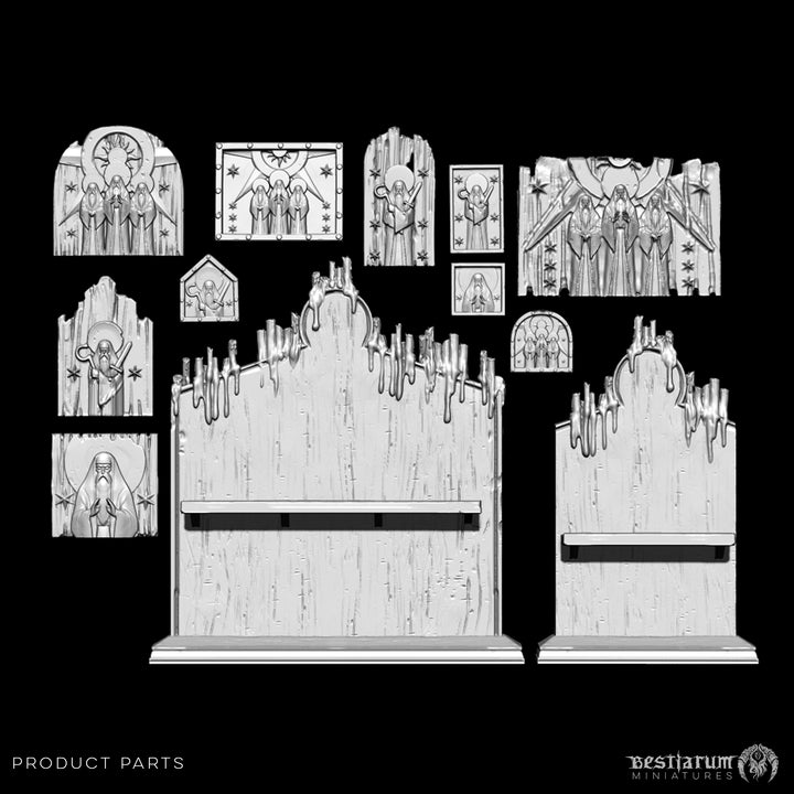 Church Reliefs | STL | Church of Azerai