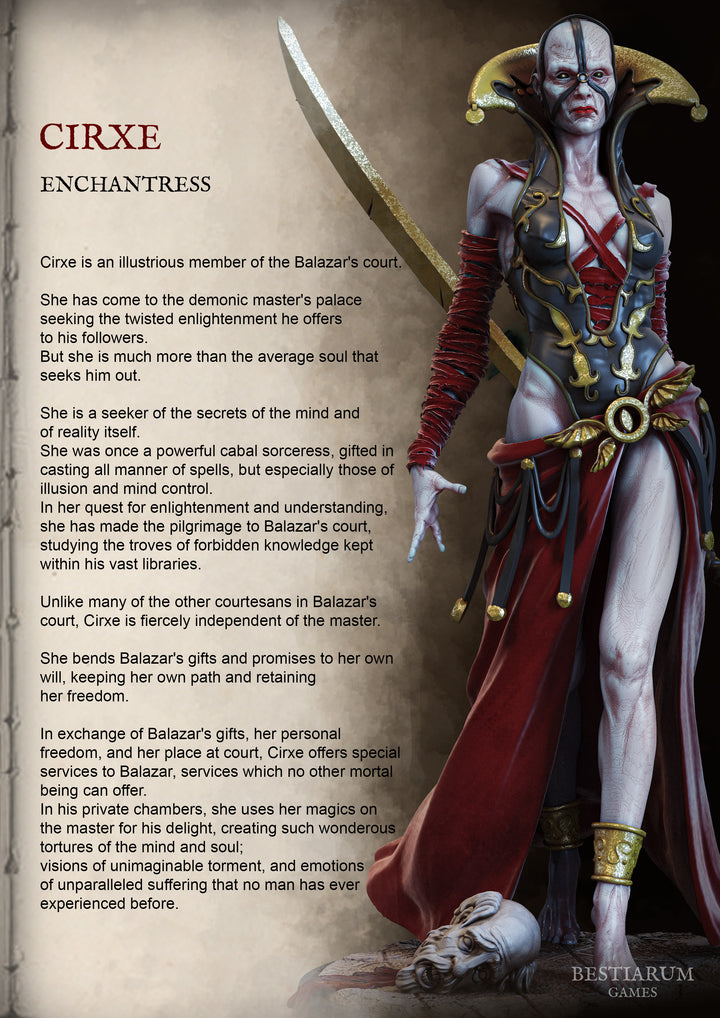 Cirxe the Enchantress | Penitent Hero | Bestiarum | Miniatures | D&amp;D | Wargaming | DnD