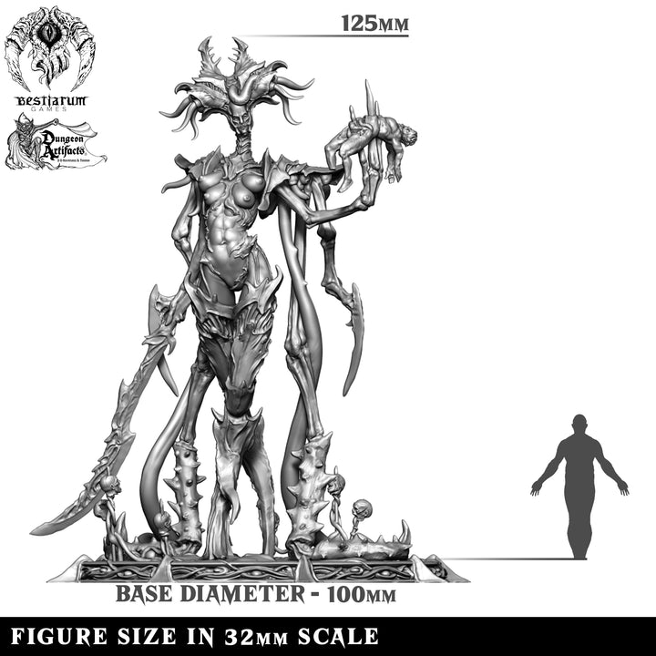 The Domina - Greater Demoness | The Court of Balazar | Bestiarum | Miniatures D&amp;D Wargaming DnD