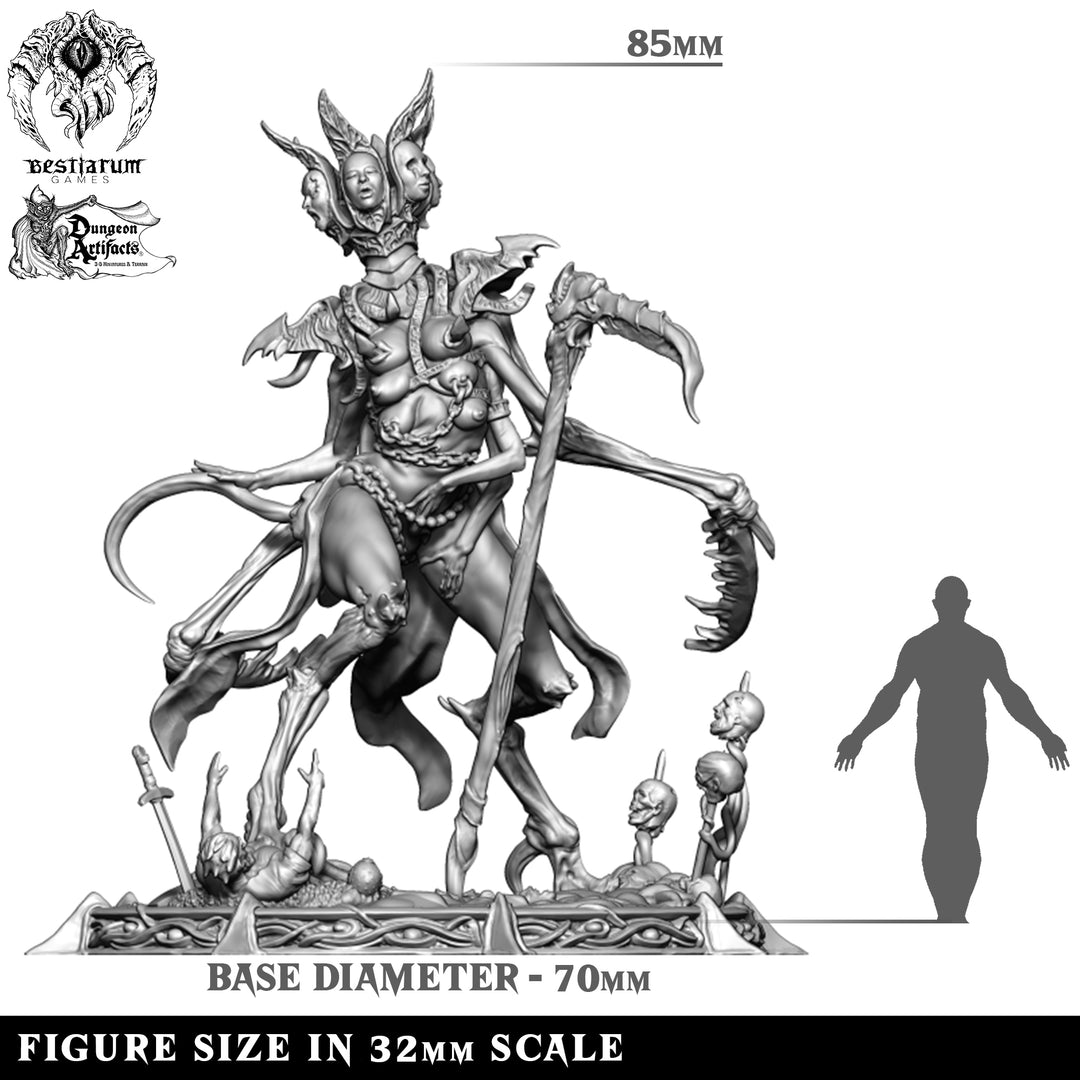 Face Shifter Demoness | The Court of Balazar | Bestiarum | Miniatures D&amp;D Wargaming DnD