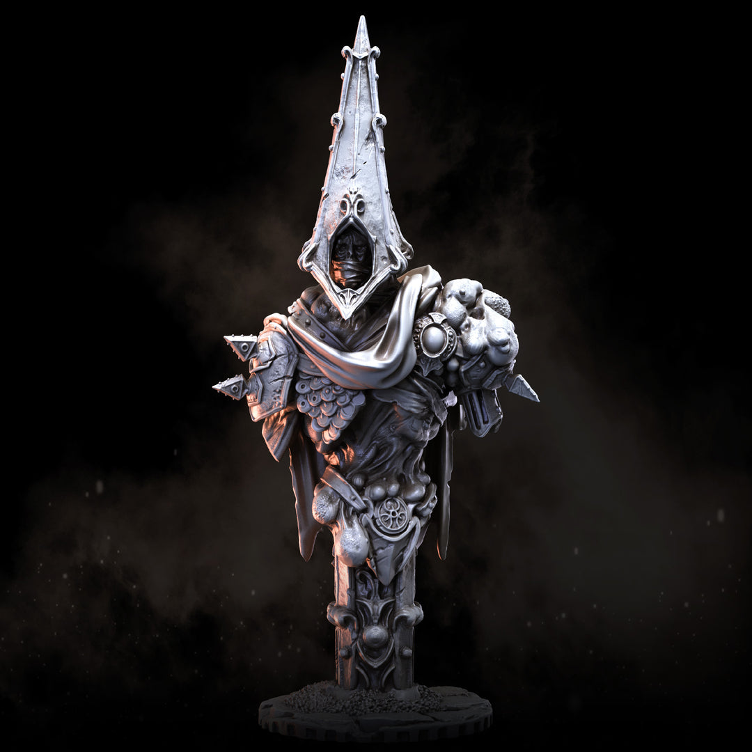 Brother of Silence - Bust | STL | Crimson Grove Abbey