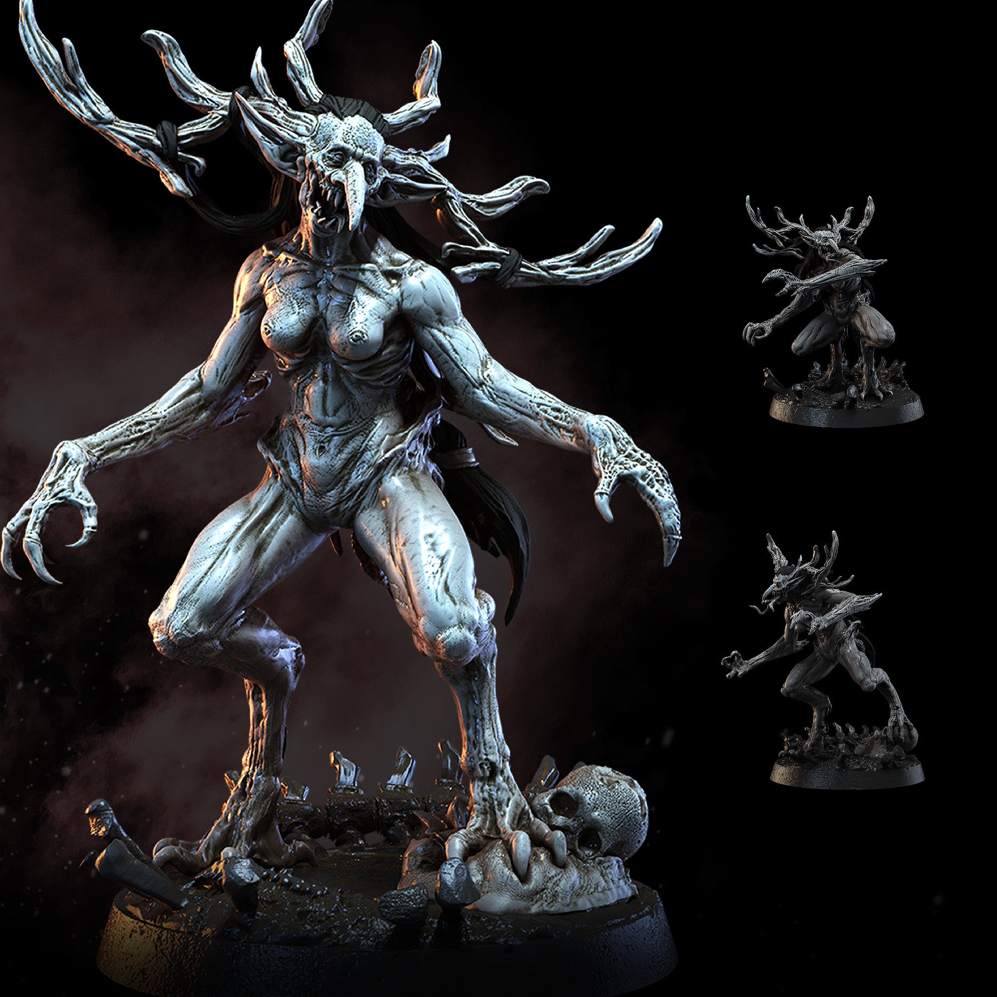Kikimora | STL | Dark Forest – Bestiarum Games