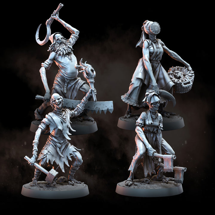 Accursed Villagers | STL | Grim Village