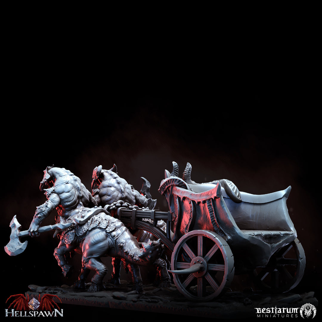 Destroyer Chariot | Hellspawn | Bestiarum | Miniatures D&amp;D Wargaming DnD