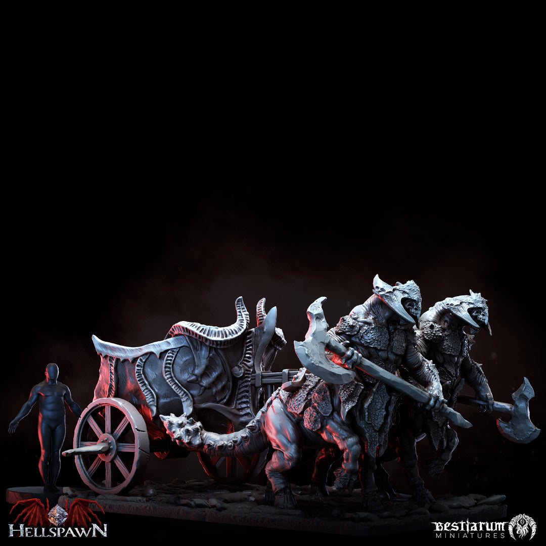 Destroyer Chariot | Hellspawn | Bestiarum | Miniatures D&amp;D Wargaming DnD