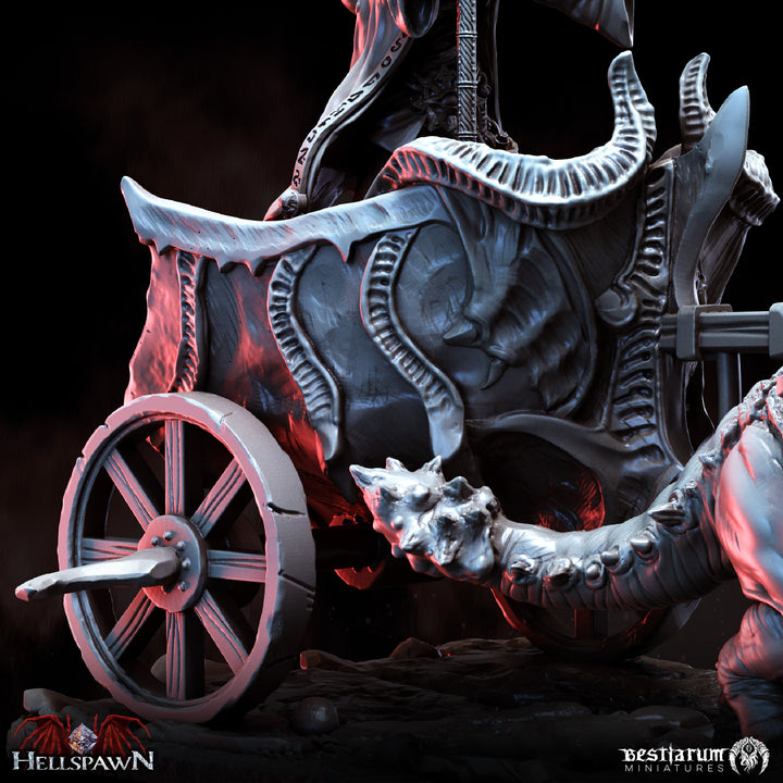 Destroyer Chariot | Hellspawn | Bestiarum | Miniatures D&amp;D Wargaming DnD