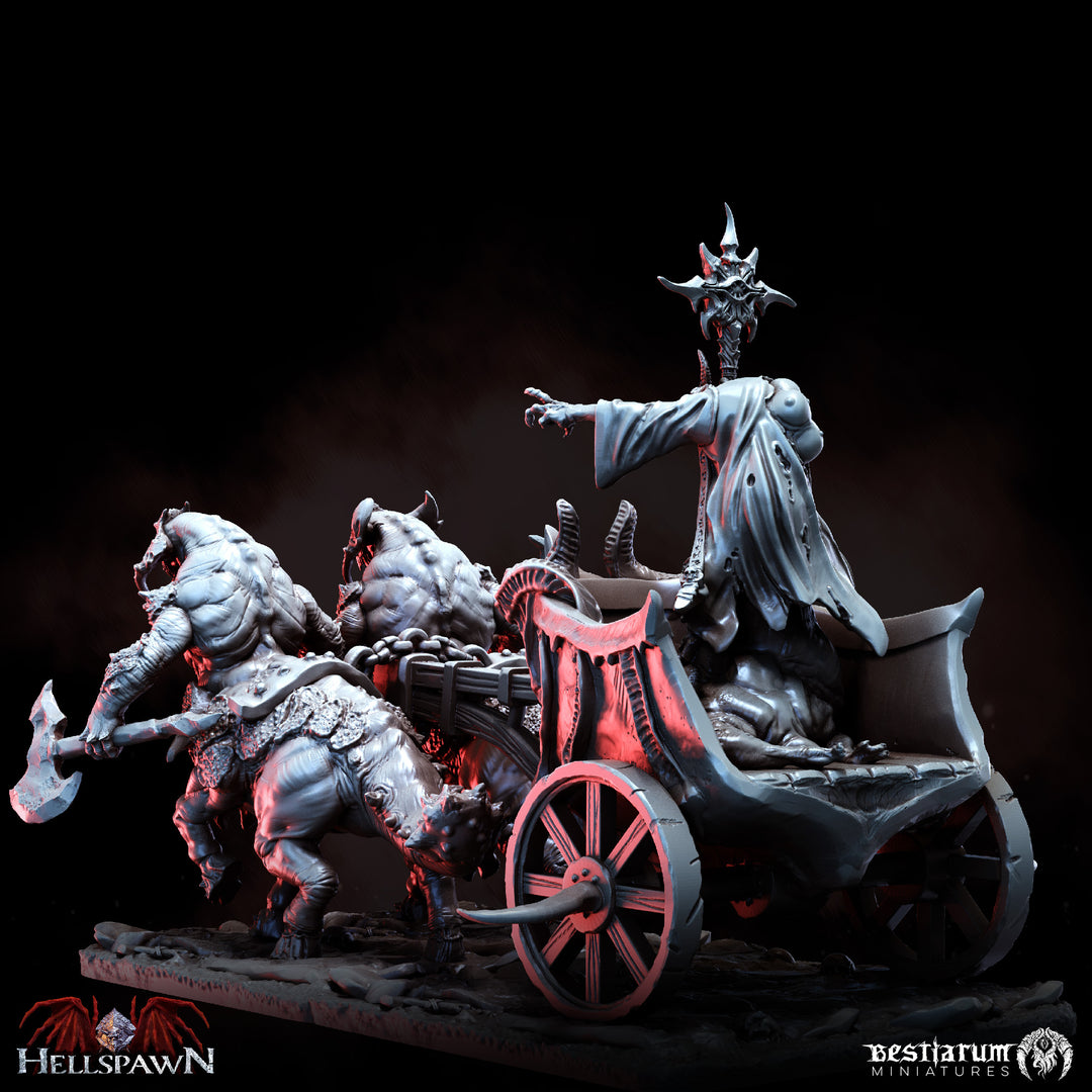 Destroyer Chariot | Hellspawn | Bestiarum | Miniatures D&amp;D Wargaming DnD