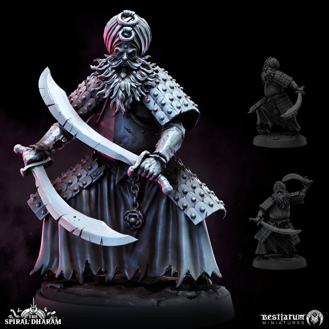 Akali Dervishes| Spiral Dharam | Bestiarum | Miniatures D&amp;D Wargaming DnD