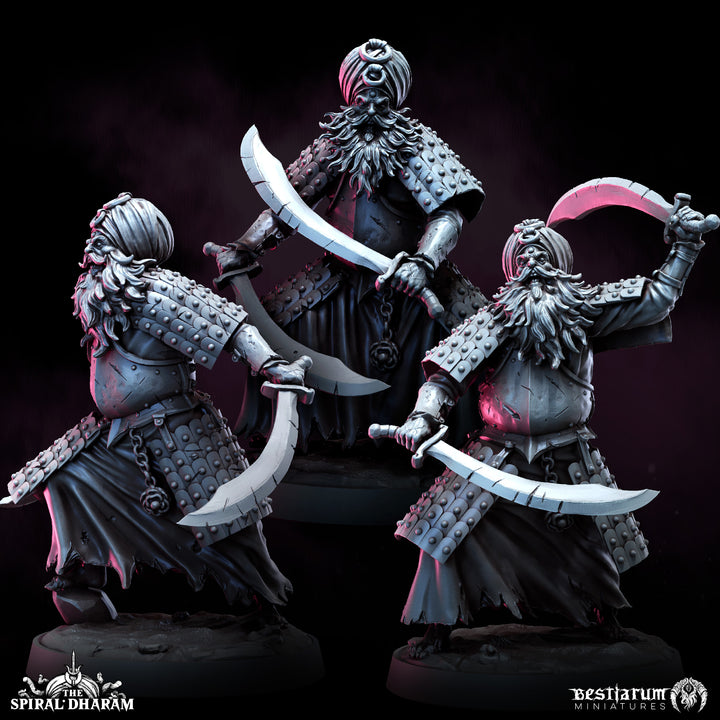 Akali Dervishes| Spiral Dharam | Bestiarum | Miniatures D&amp;D Wargaming DnD