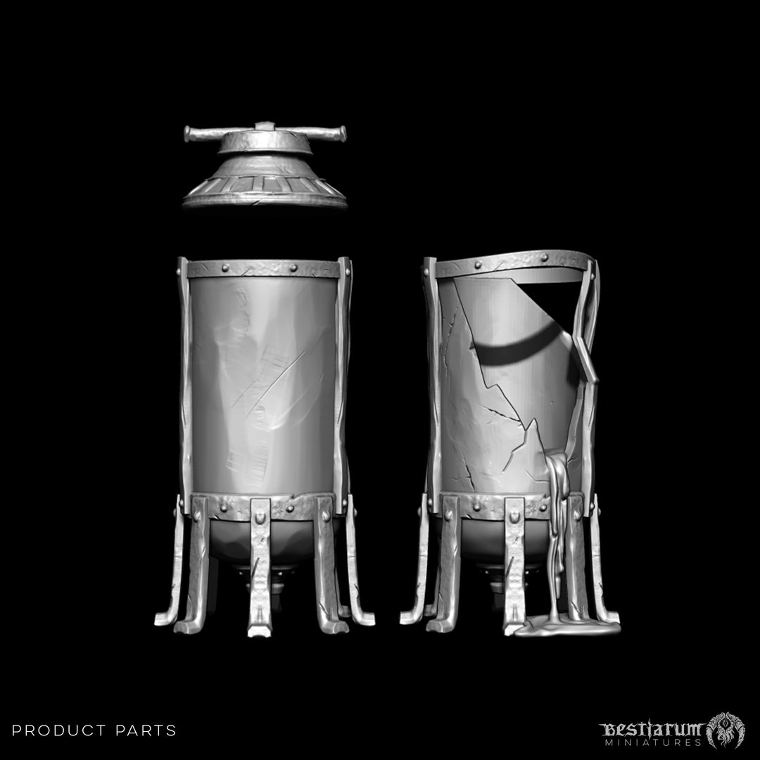 Fluid Chambers | STL | Unaligned