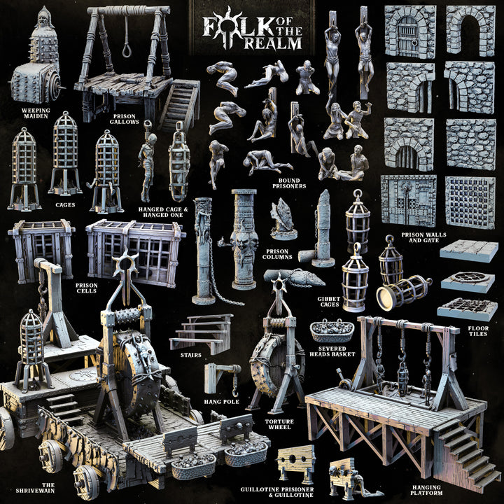Prison and Punishment: Terrain | STL Collection