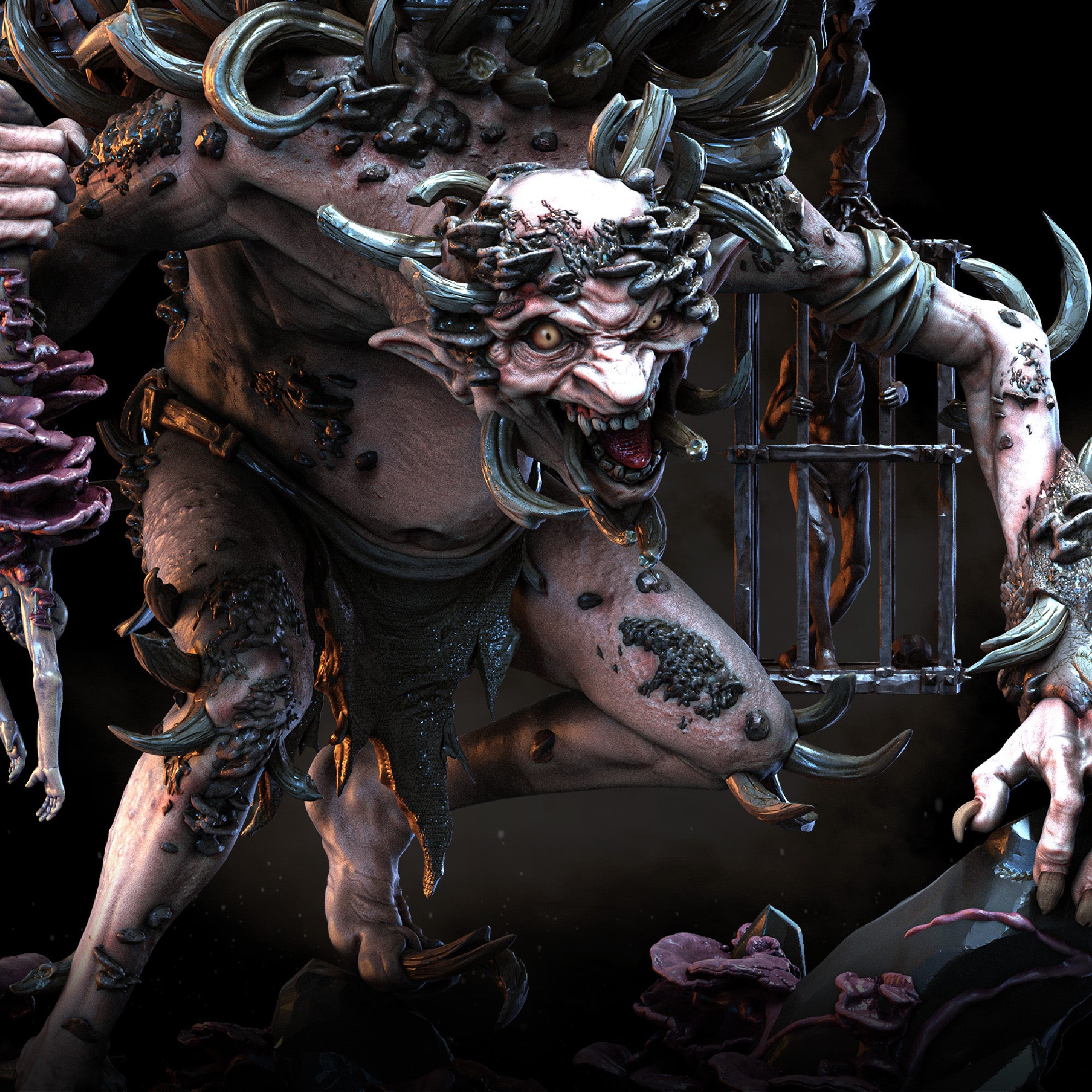 Siege Troll | Goblin Grotto – Bestiarum Games