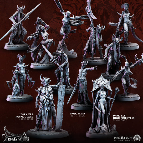 Grimdark Dark Elves Set | Remade – Bestiarum Games