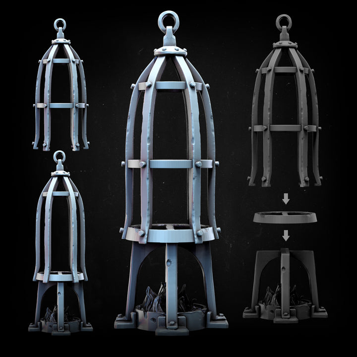 Hanging Cages | STL | Unaligned