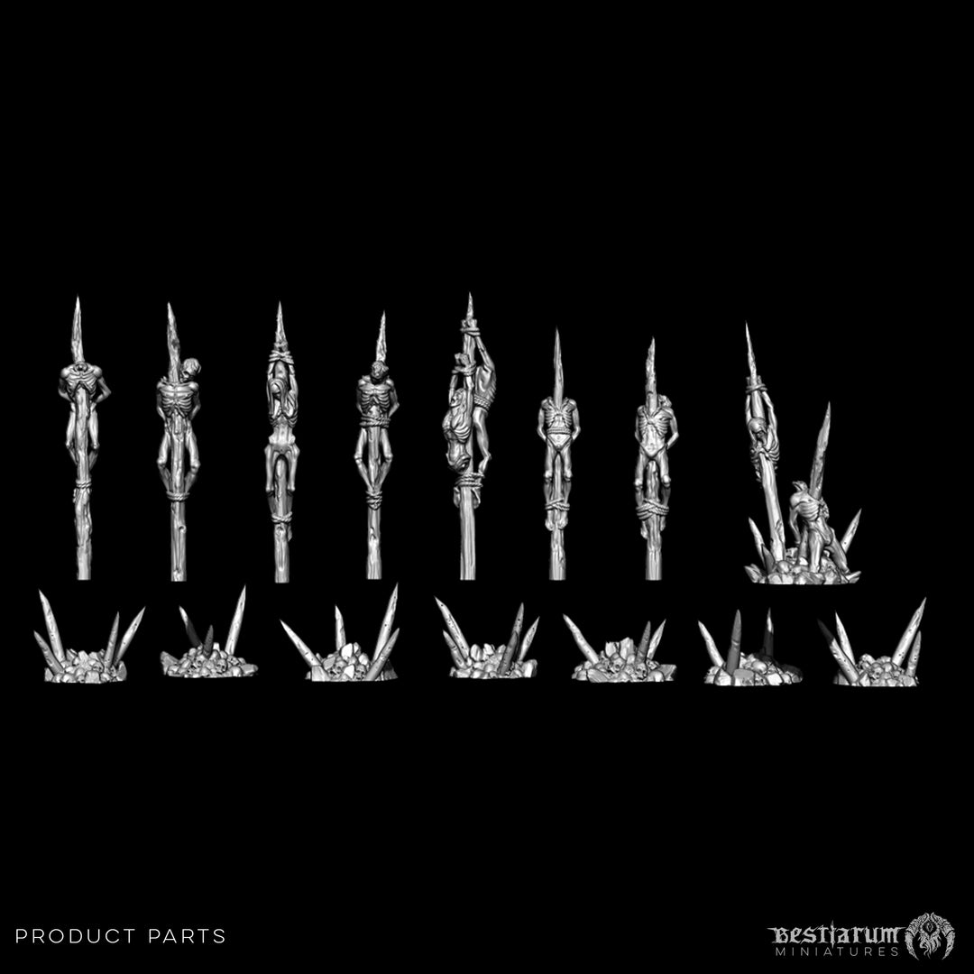 Impaled Corpses | STL | Unaligned