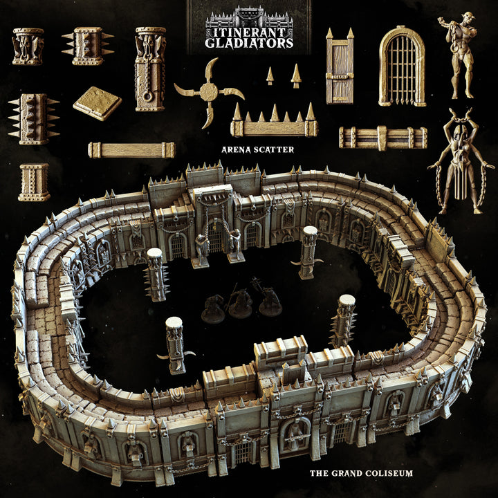 Itinerant Gladiators: Terrain | STL Collection